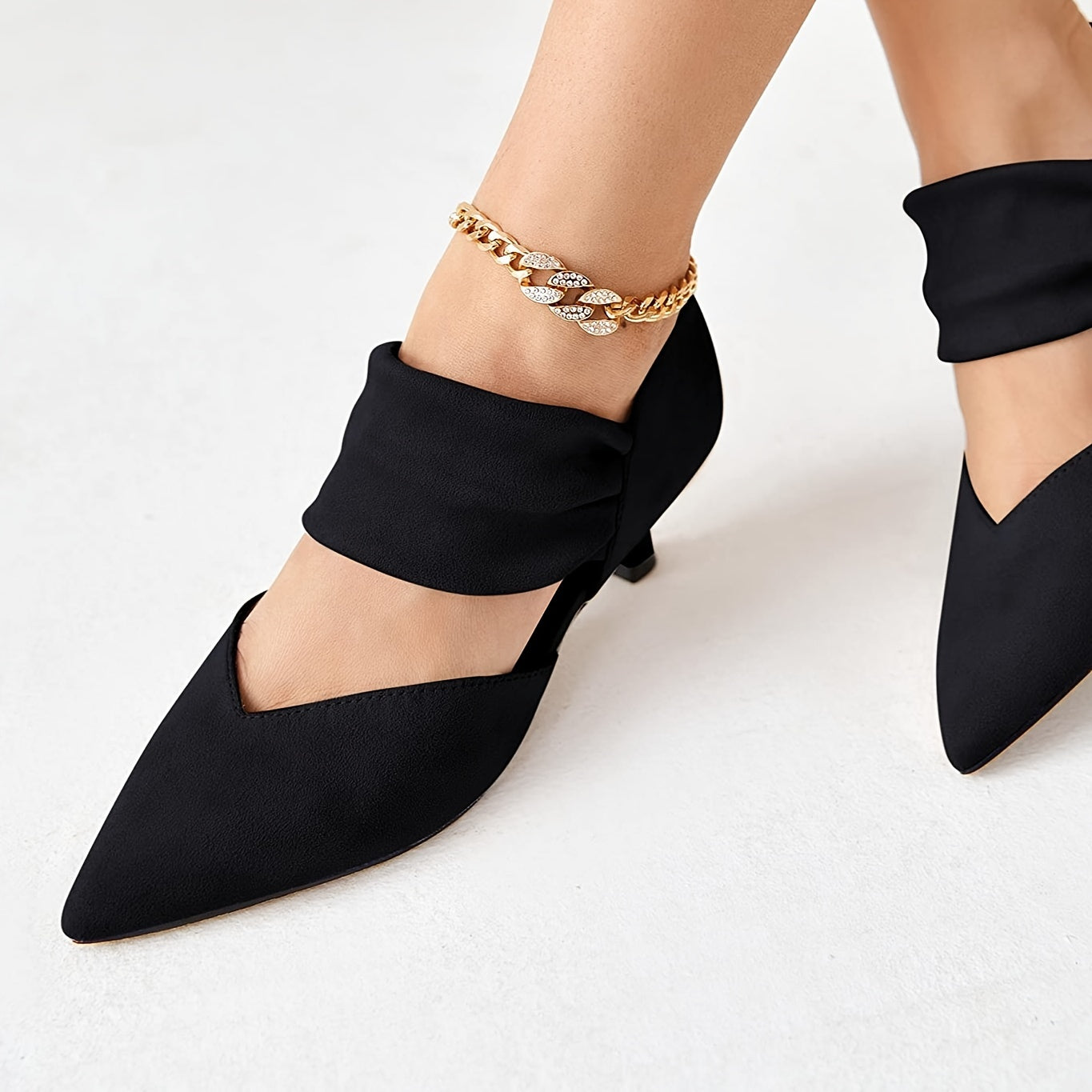 Pepper - Elegant Pointed Toe Ankle Strap
