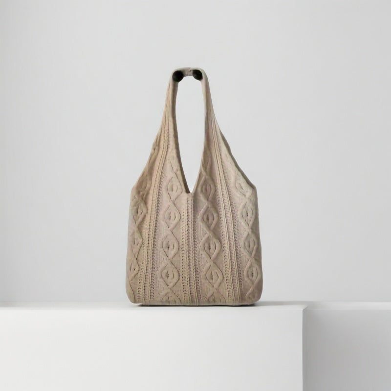 Olatz - Vintage Knit Hobo Bag