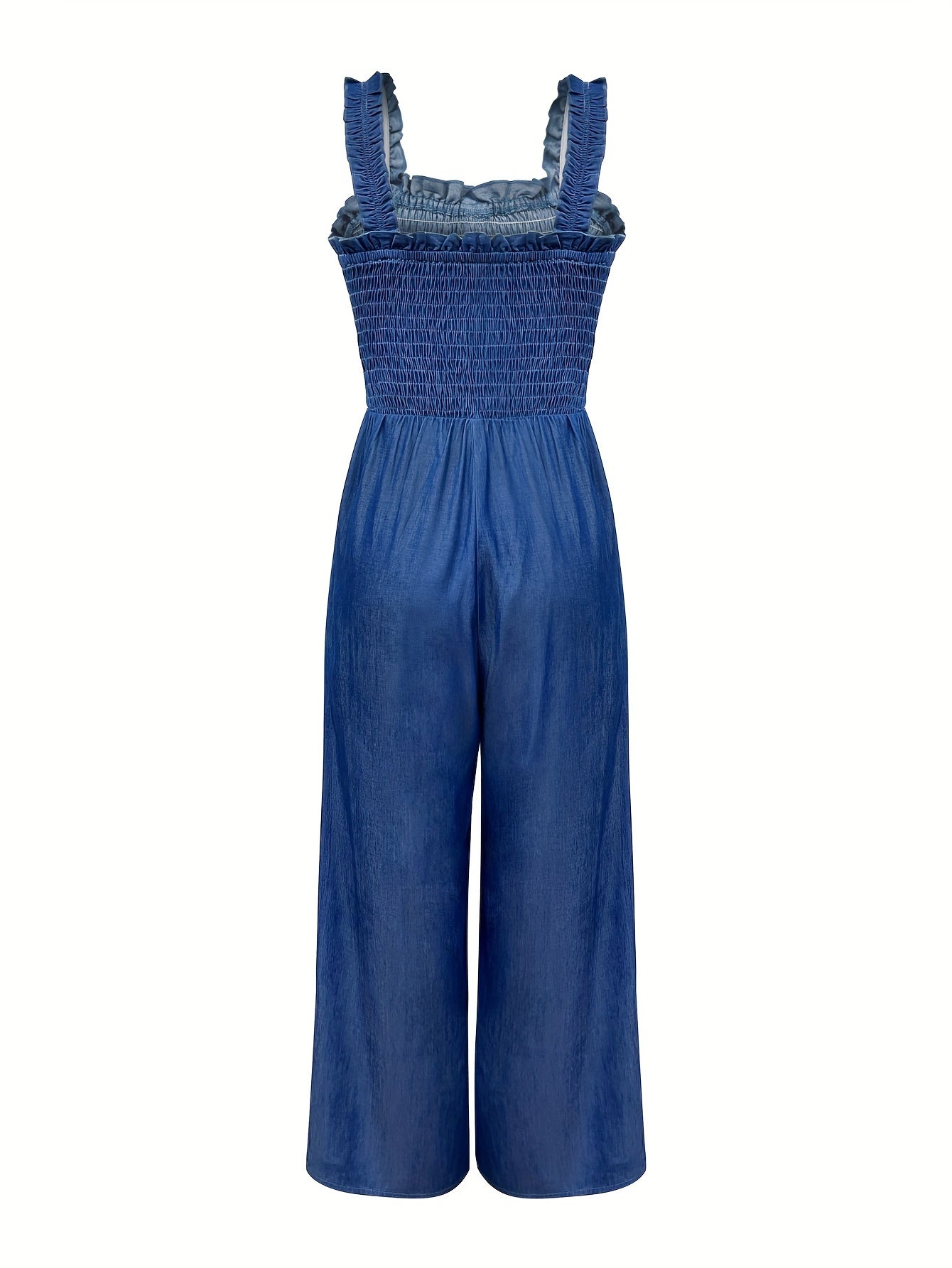 Marion - Ruched Trim Button Jumpsuit