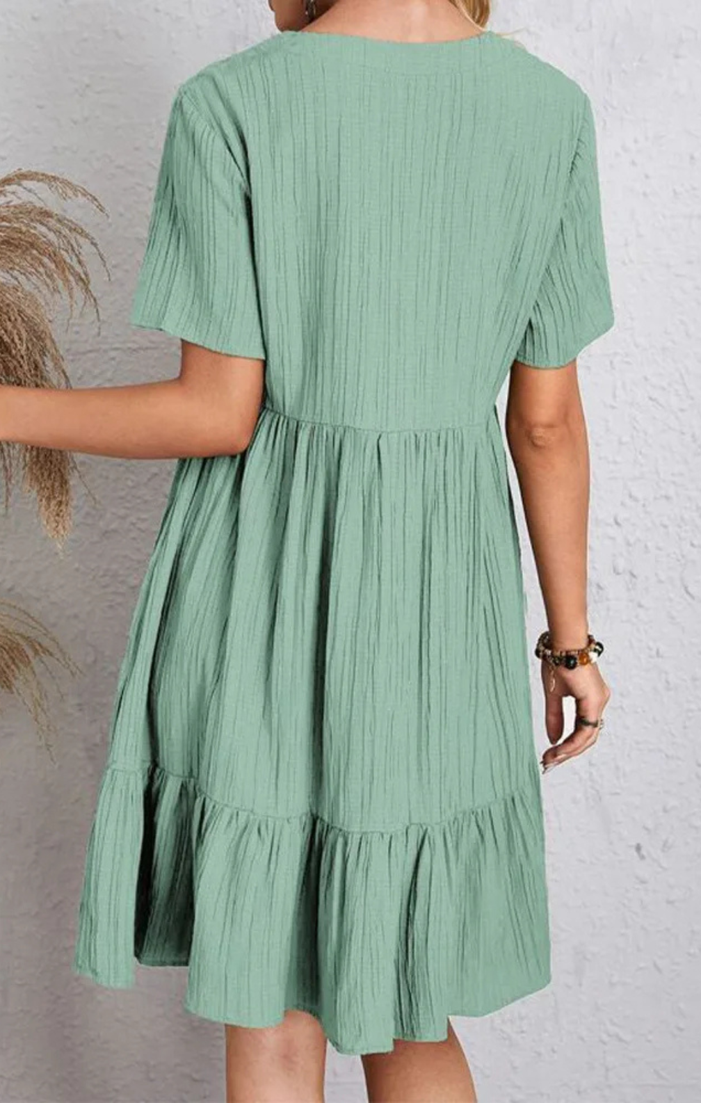 Hadley - Bohemian Ruffle Mini Dress