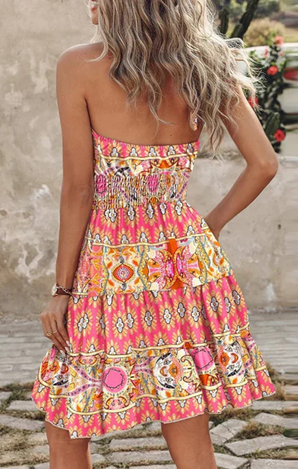 Angela - Bohemian Midi Dress