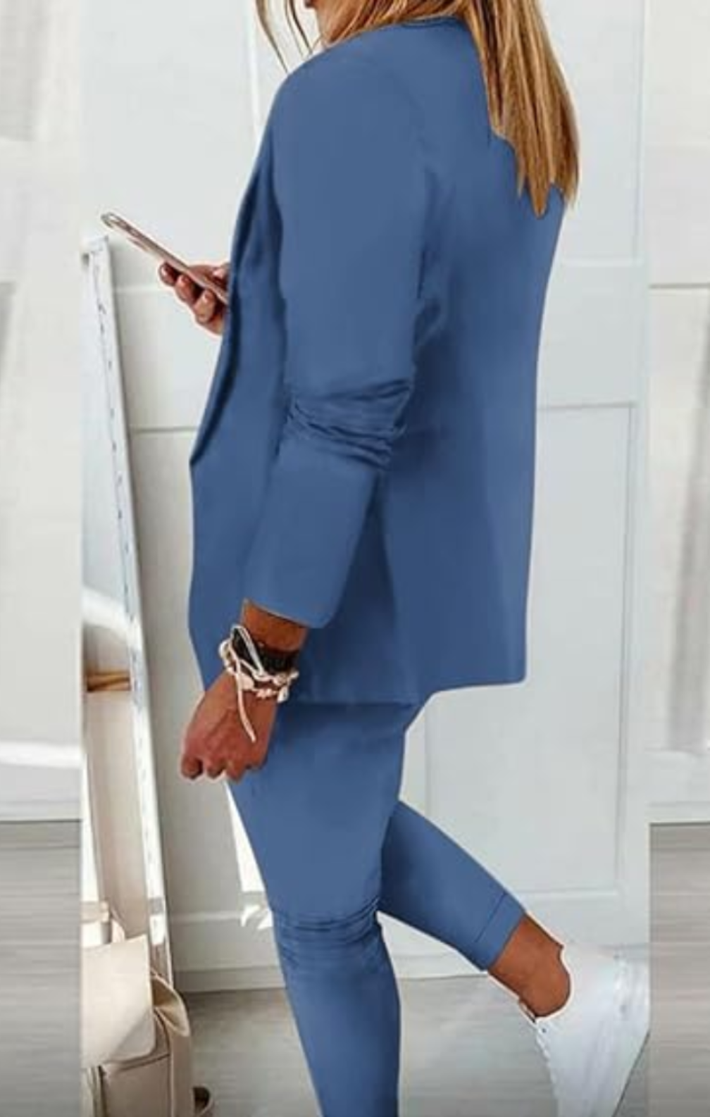 Andrea - Blazer And Tapered Pants Set