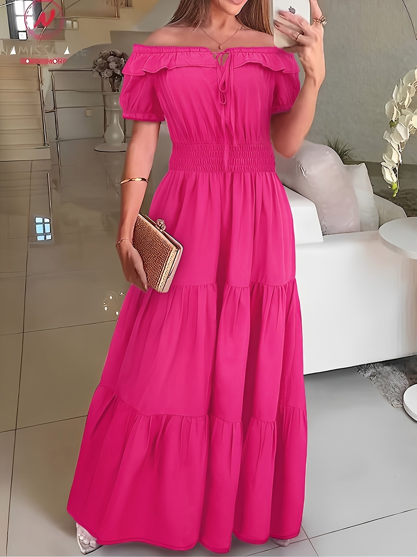 Xael - Dress with Ruffled Hem
