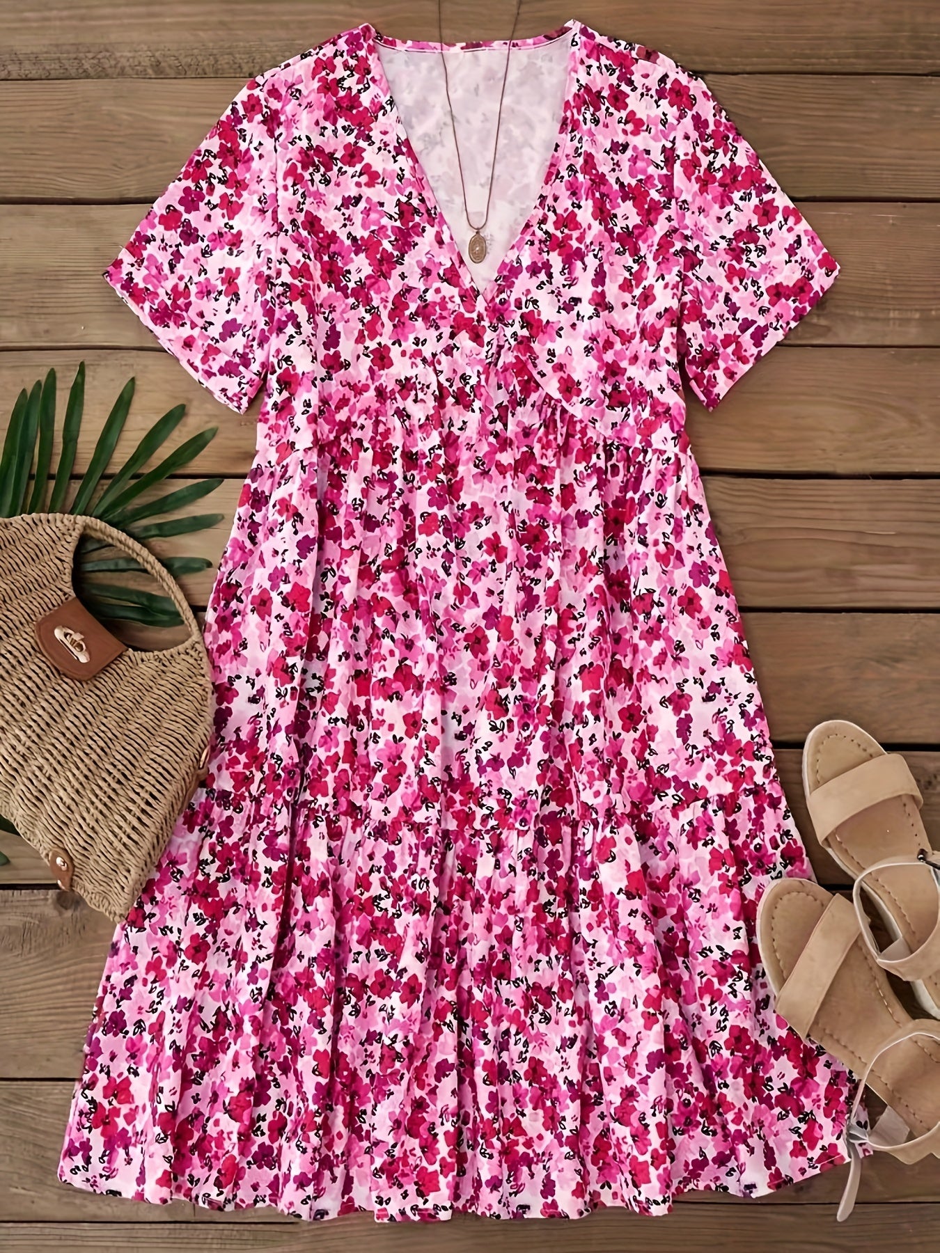 Julieth - Floral Wrap Dress