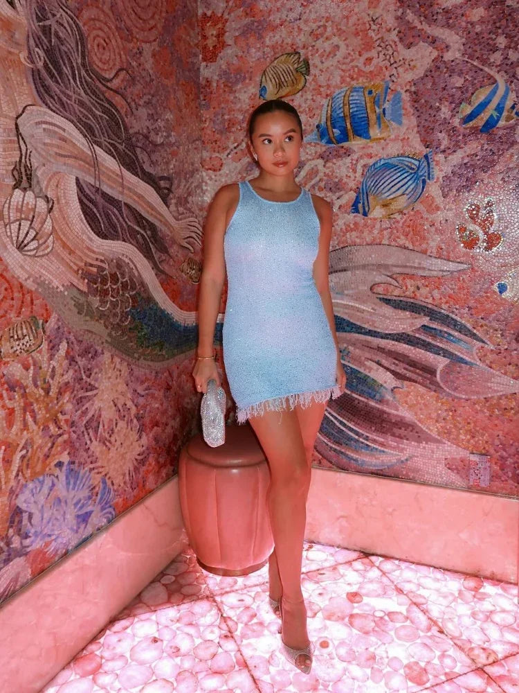 Mercedes - Patchwork Mini Dress