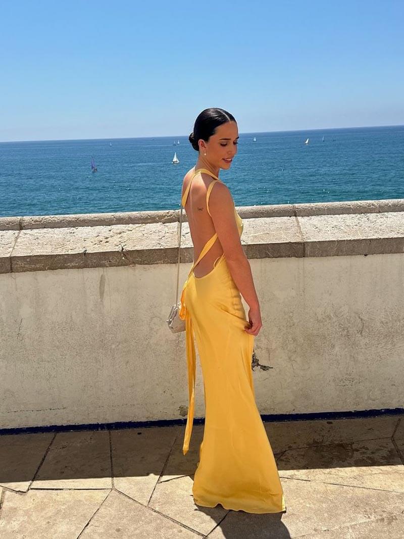 Dolores - Long Backless Dress