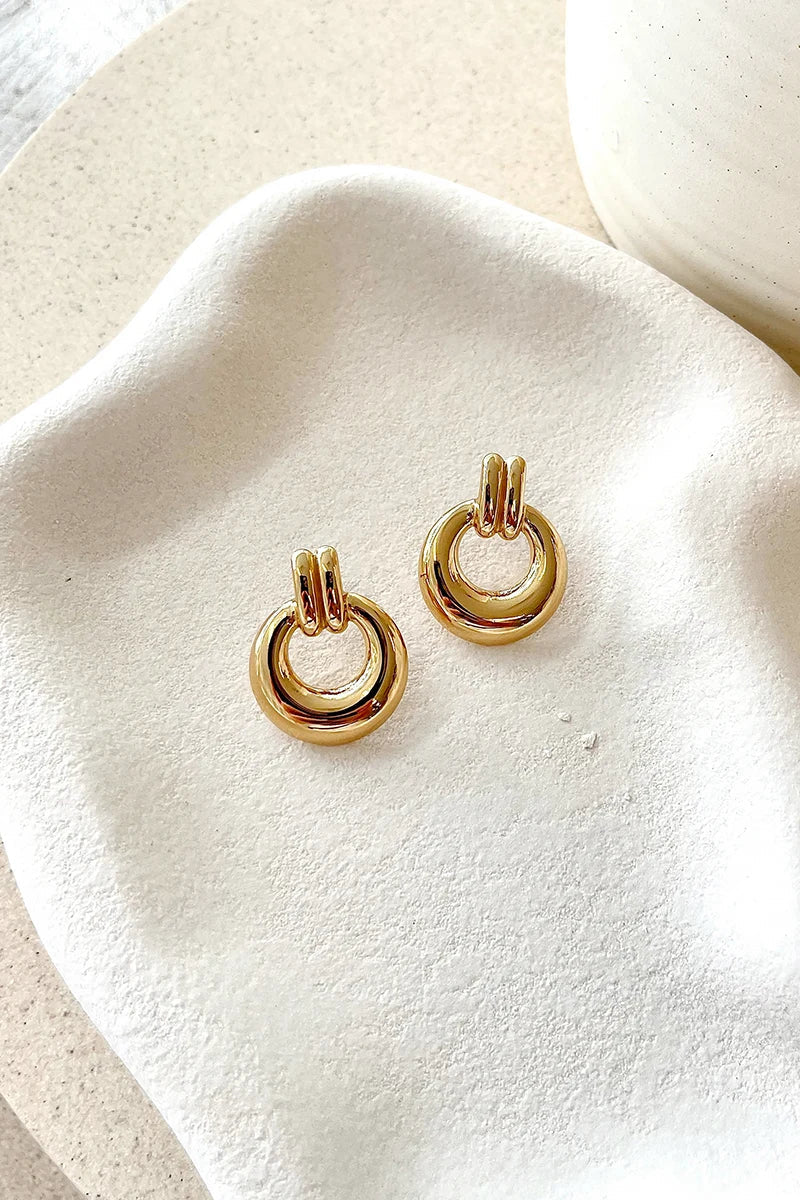 Pendientes Dorados Impacto