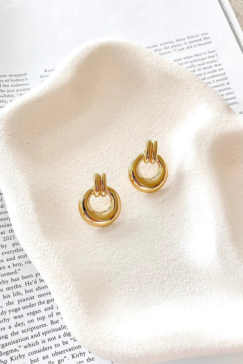 Pendientes Dorados Impacto