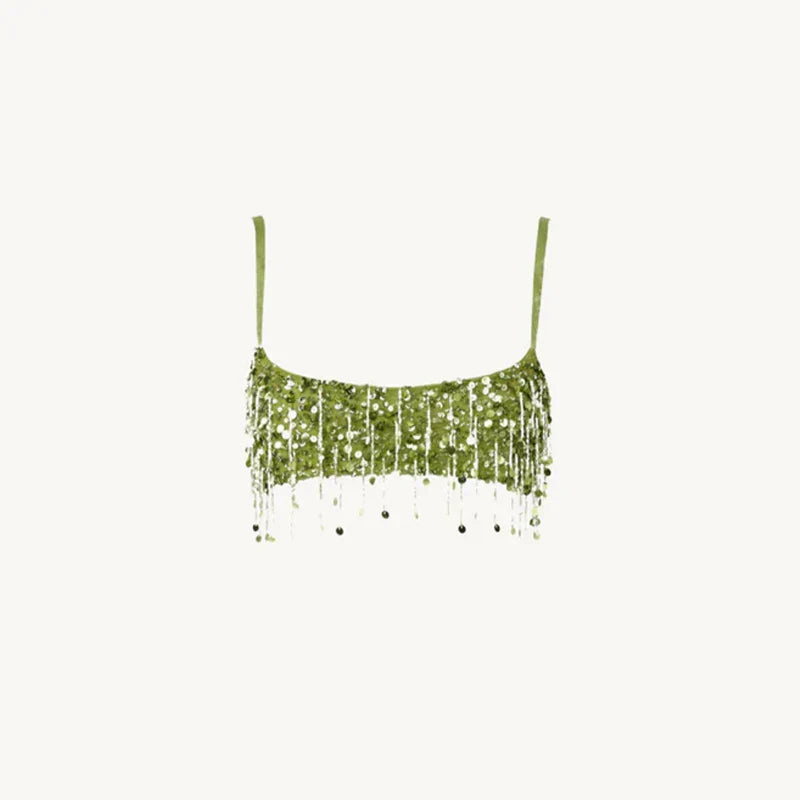 Nora - Beaded Fringe Set