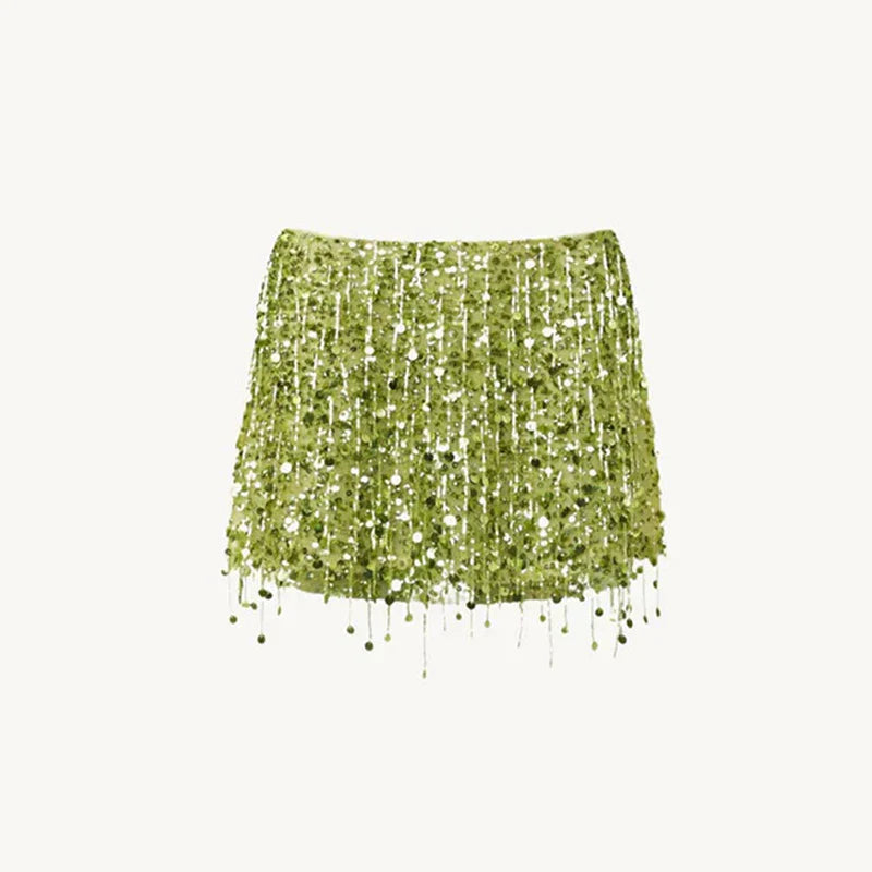 Nora - Beaded Fringe Set