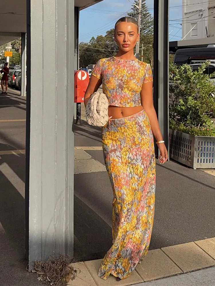 Rebeca - 2-piece Printed Set