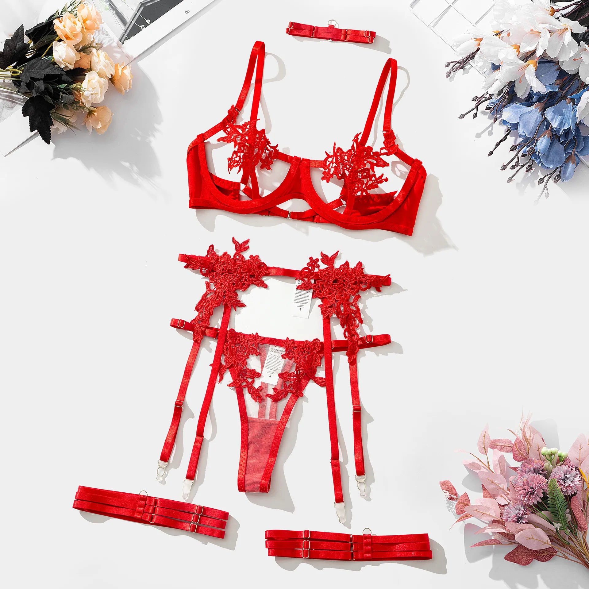 Donna - Conjunto de lencería de 3 piezas