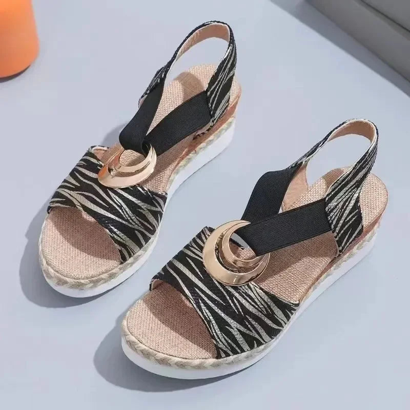 Bella - Printed orthopedic sandals