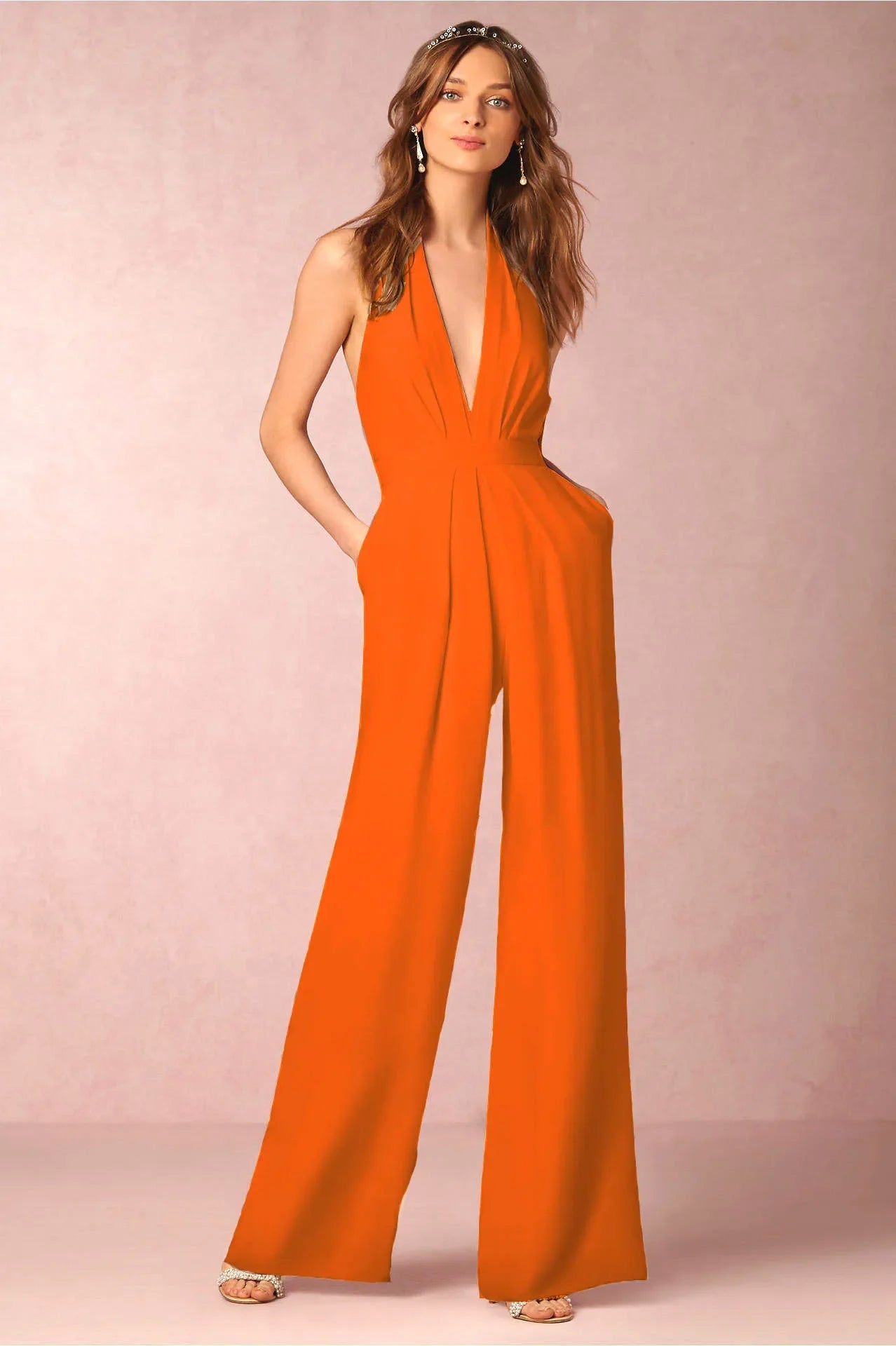 Perla - Halter Jumpsuit