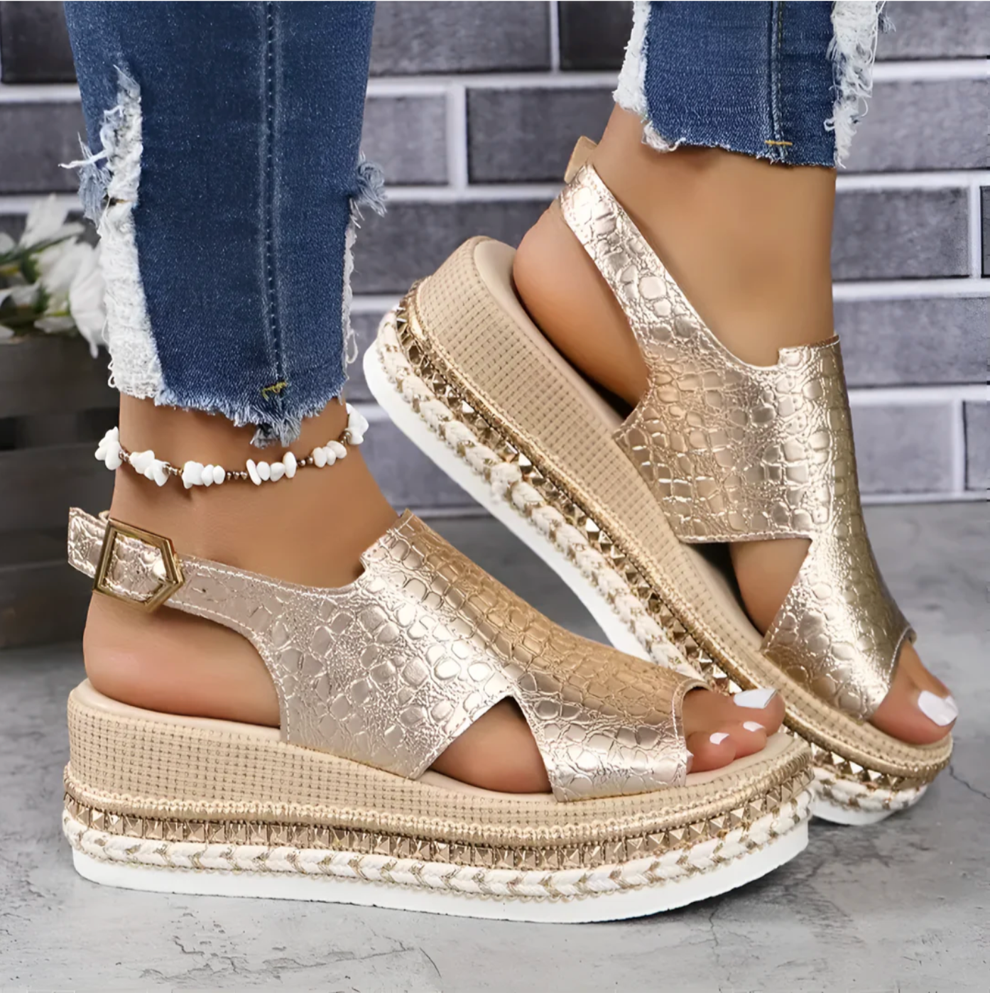 Billa - orthopedic wedge sandals