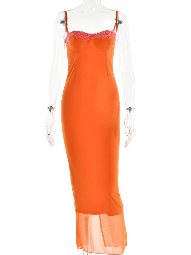 Blanca - Fashionable Lace Bodycon Gown