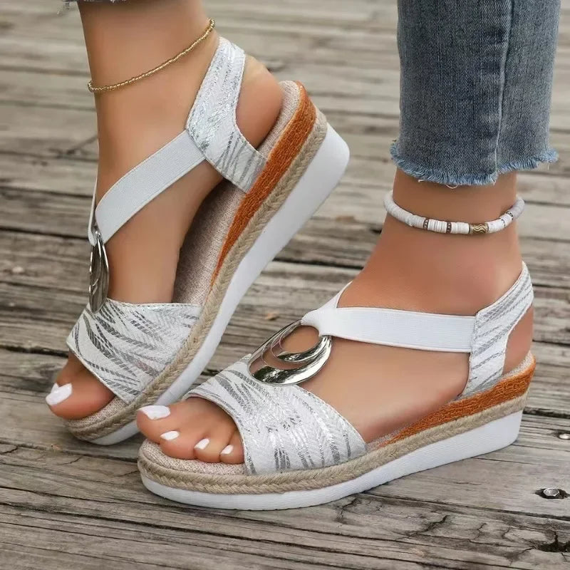 Bella - Printed orthopedic sandals