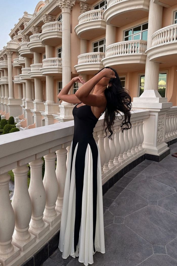Dakota | Paneled Maxi Dress