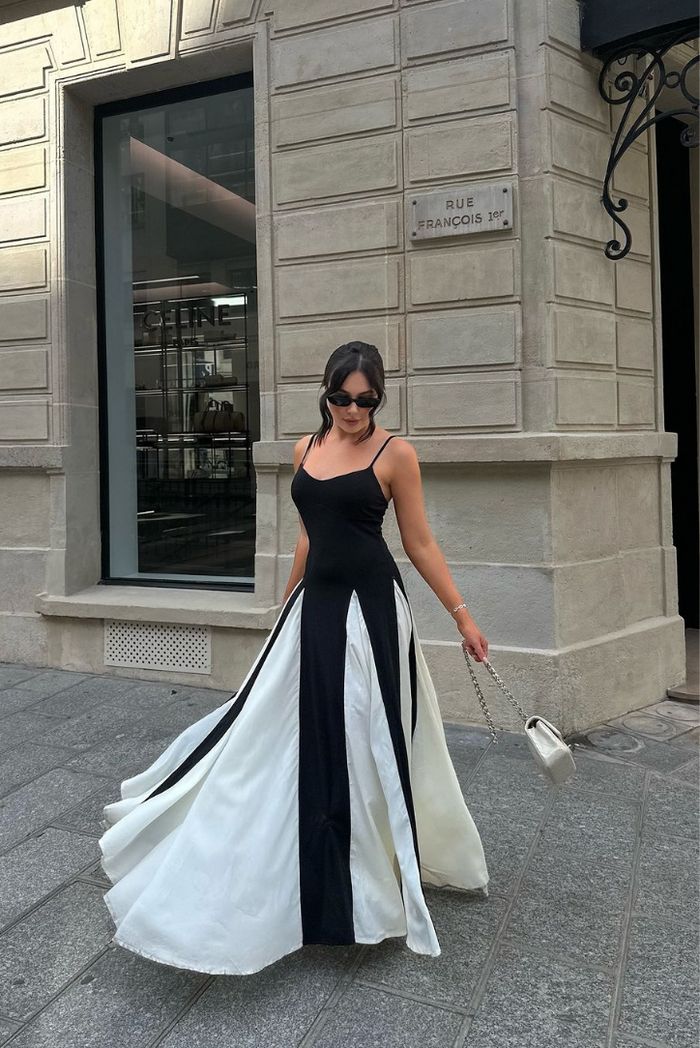 Dakota | Paneled Maxi Dress