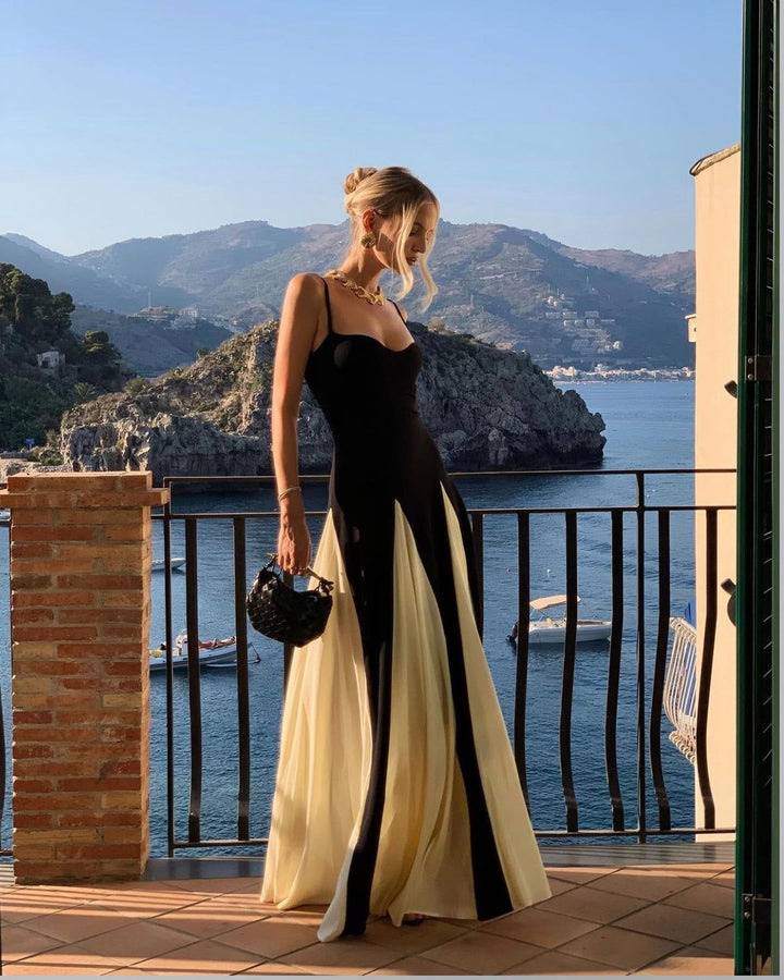Dakota | Paneled Maxi Dress