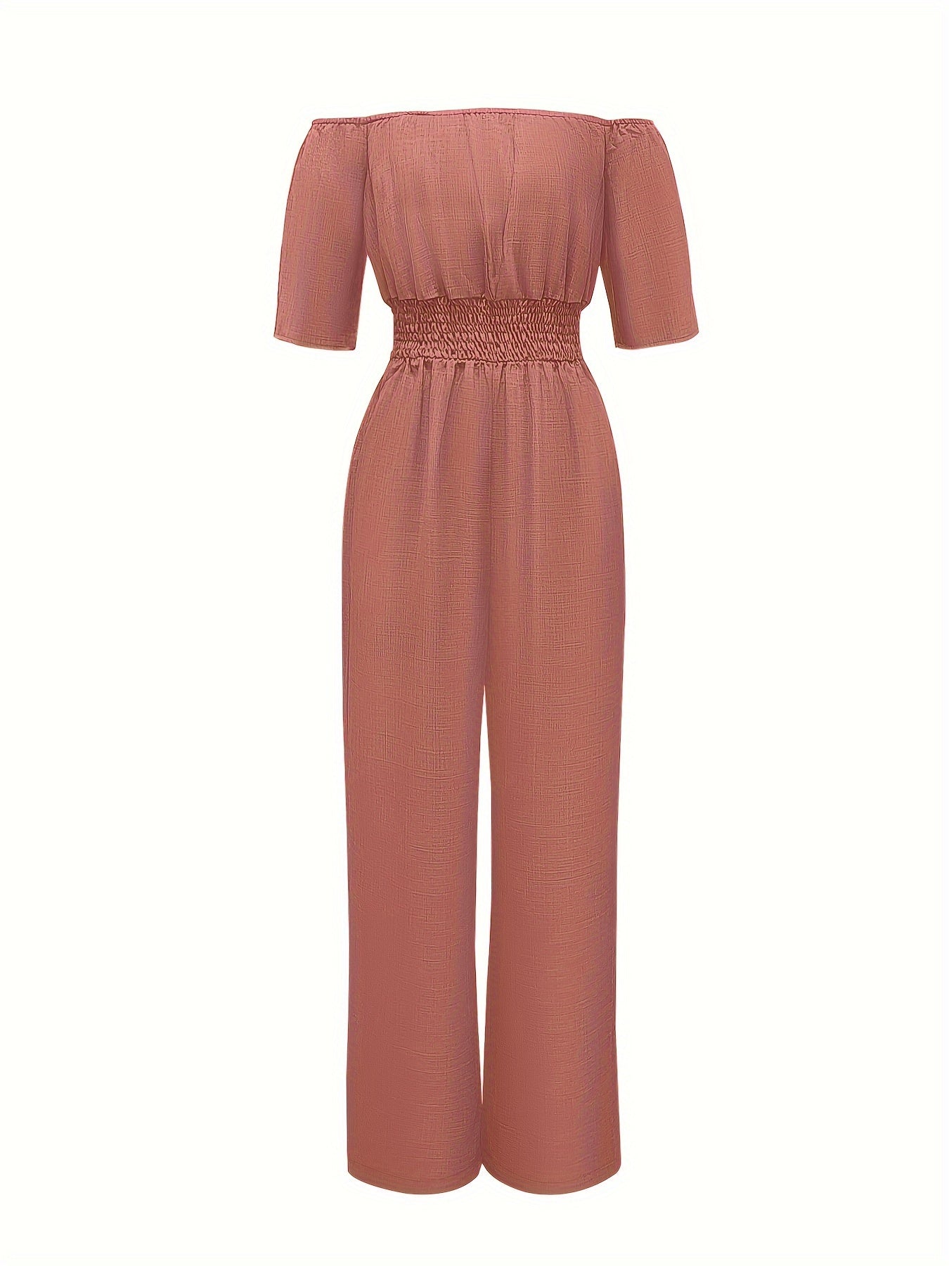 Laurence - Off-Shoulder Jumpsuit with Cinched Waist