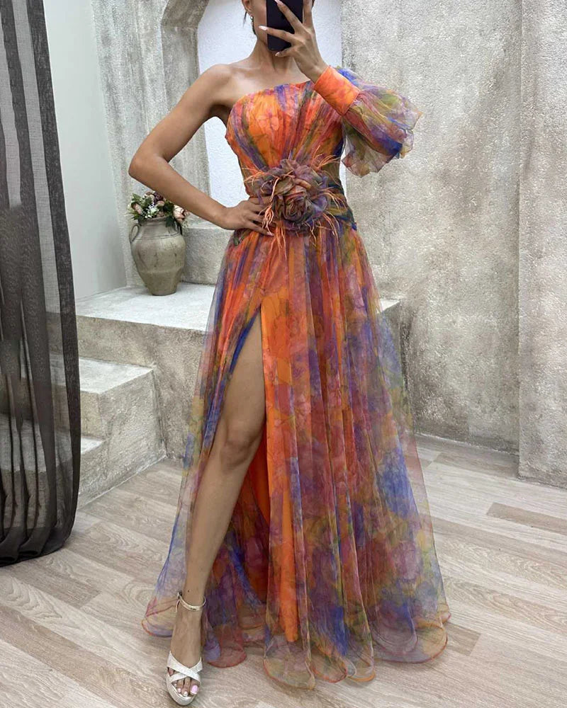 Alexandra | Elegant Dress with Slit