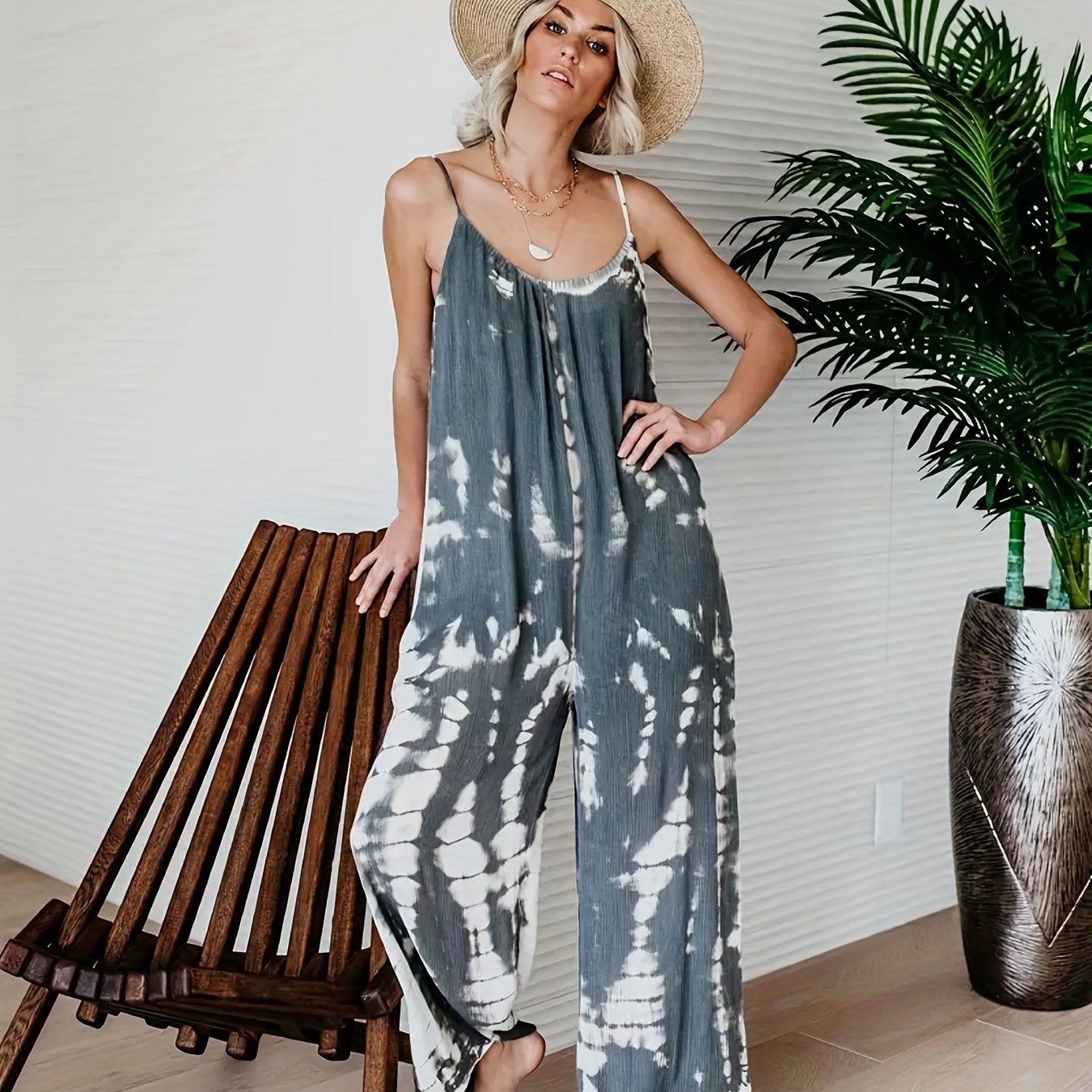 Juliette - Tie-Dye Cami Jumpsuit