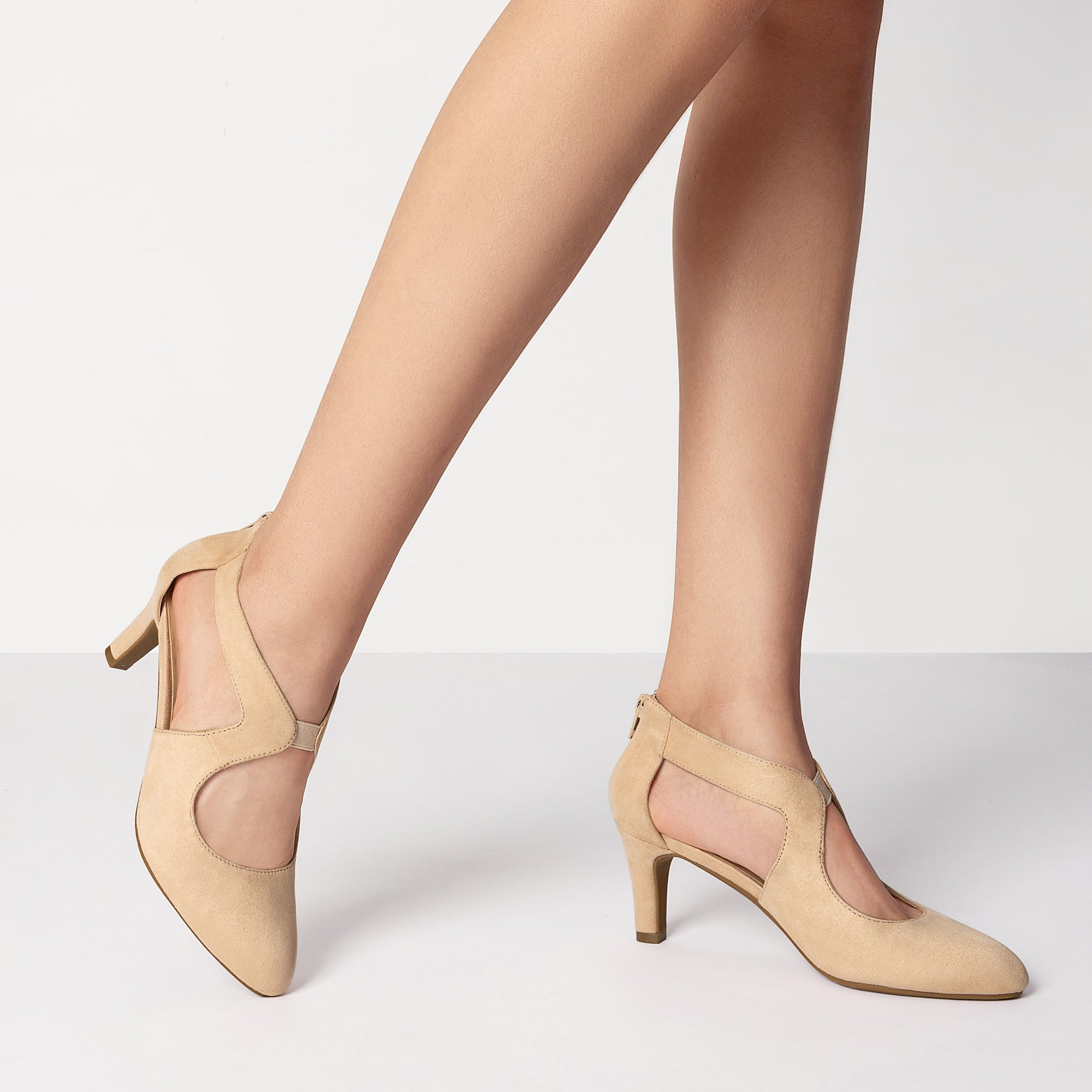 Noa - Pointed Toe Kitten Heels