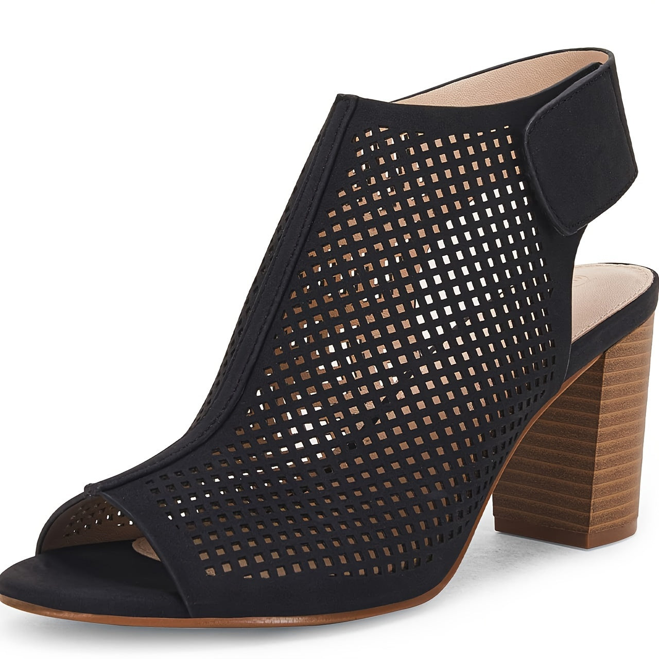 Sarvika - Hollow Block Heeled Sandals