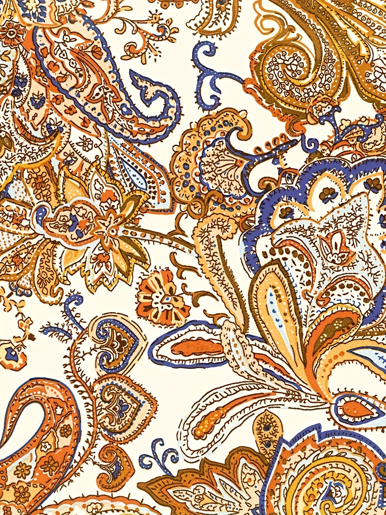 Misaki - Casual Paisley Print Camisole Top