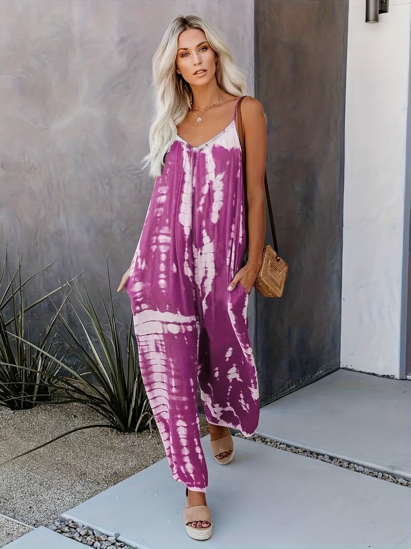 Juliette - Tie-Dye Cami Jumpsuit