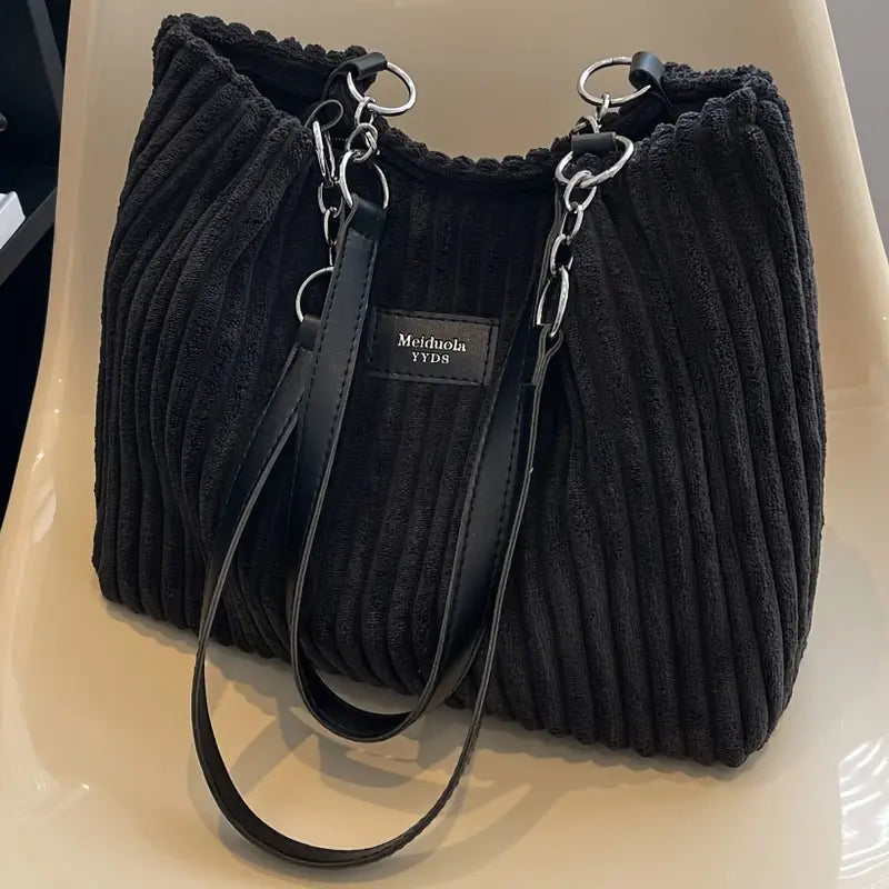 Chloe - Corduroy Tote Bag