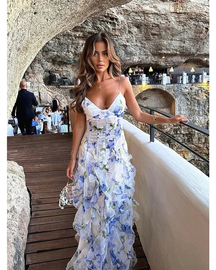 Noelia – Floral Wrap Dress