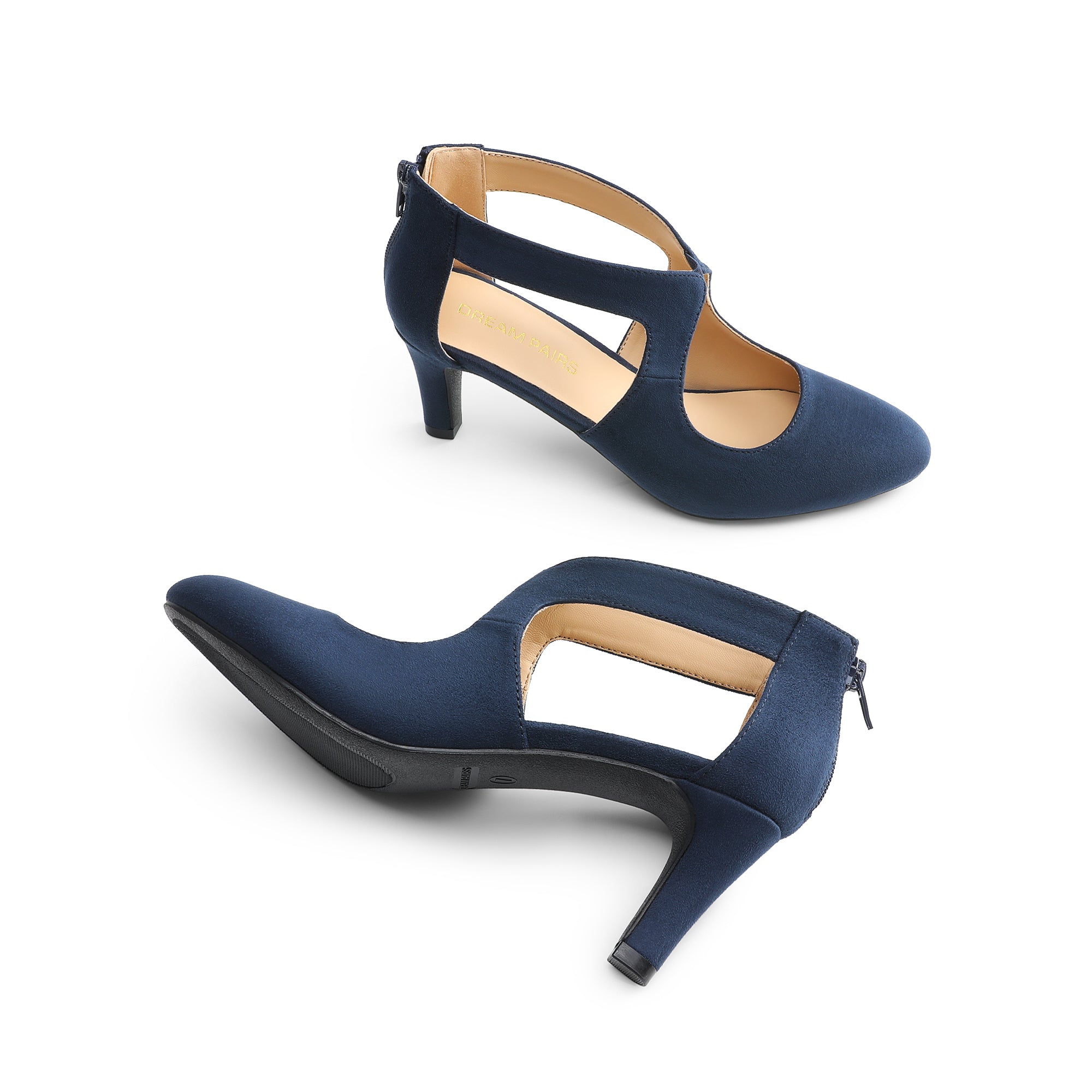 Noa - Pointed Toe Kitten Heels