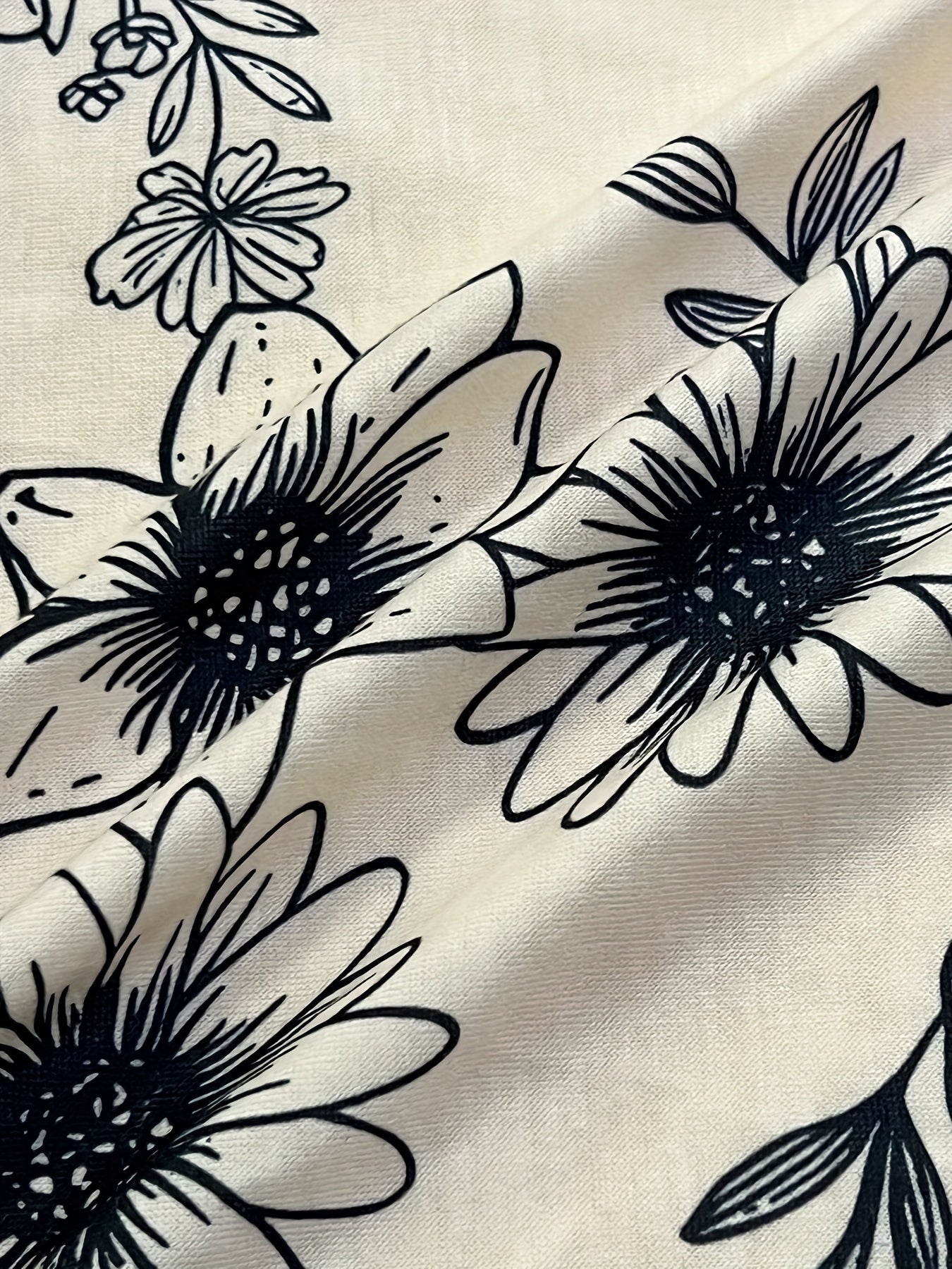 Satsuki - Floral Print Crew Neck Tank Top