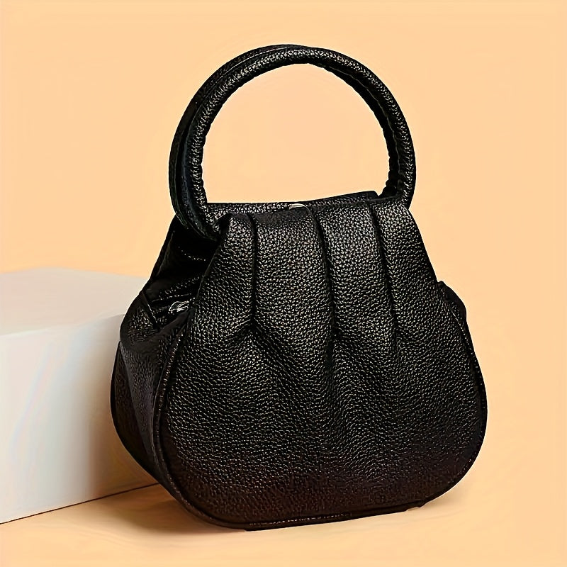 Petra - Compact Round Crossbody Bag
