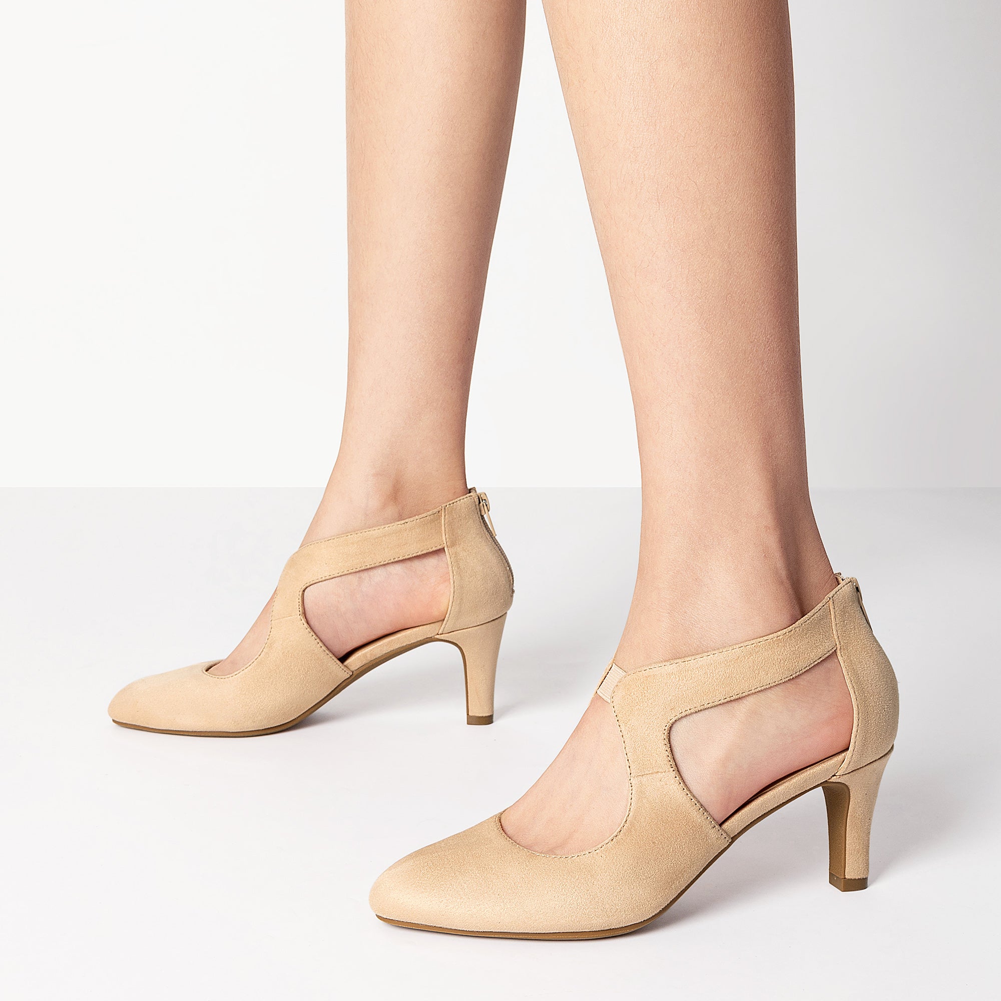 Noa - Pointed Toe Kitten Heels