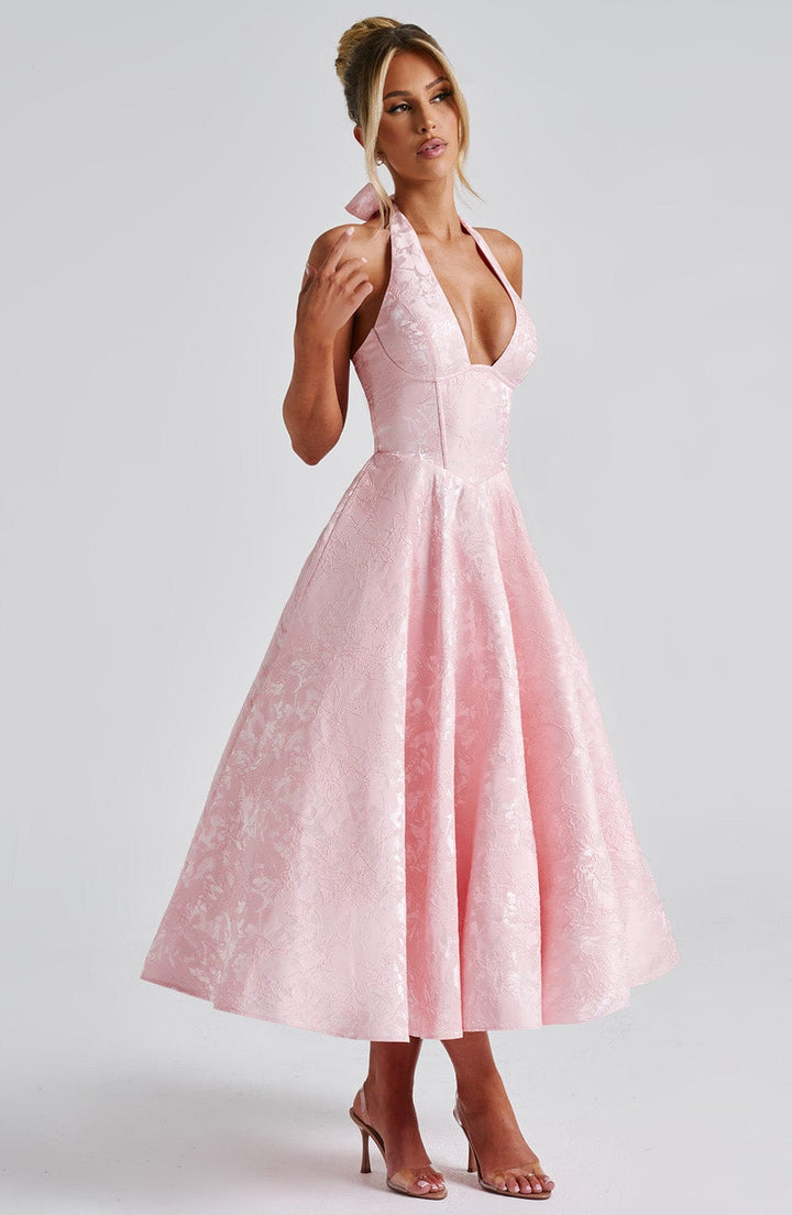 Amaya - Halter Midi Dress