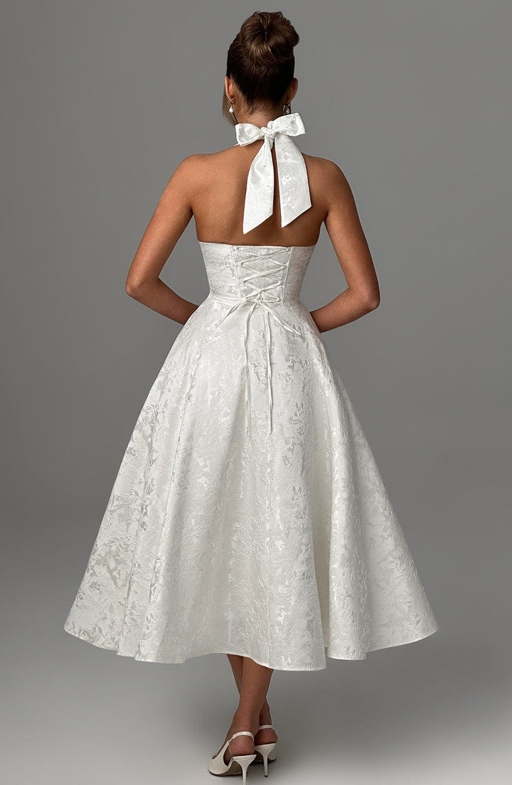 Amaya - Halter Midi Dress