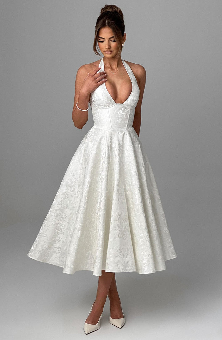 Amaya - Halter Midi Dress