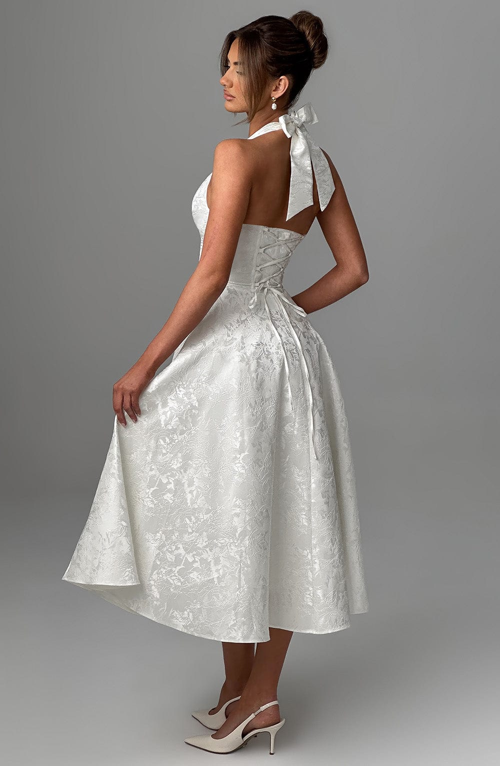 Amaya - Halter Midi Dress