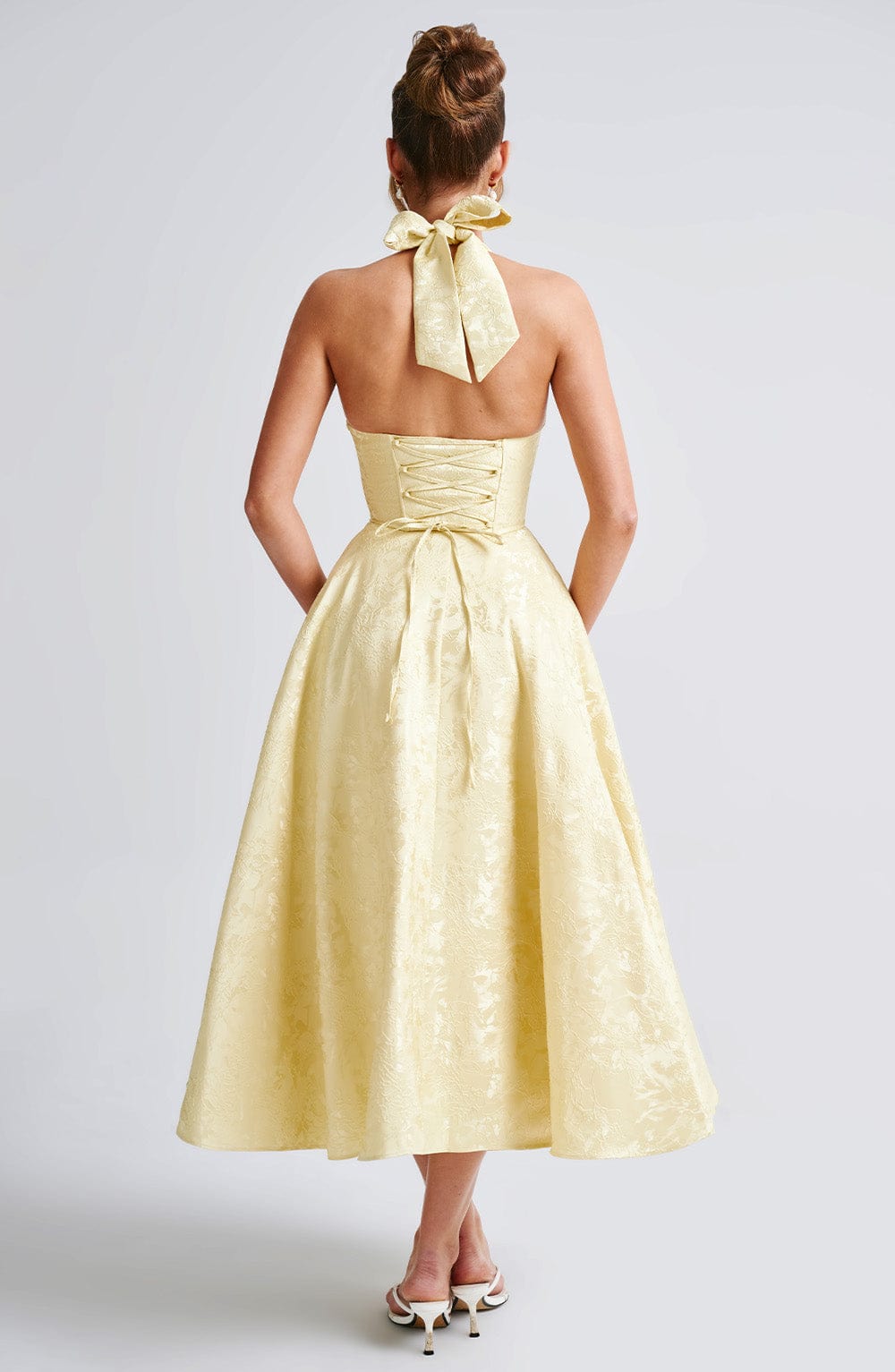 Amaya - Halter Midi Dress
