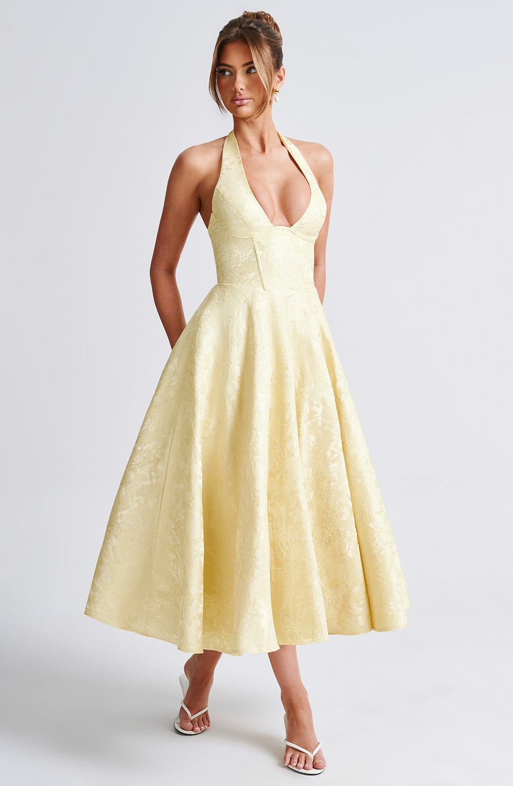 Amaya - Halter Midi Dress