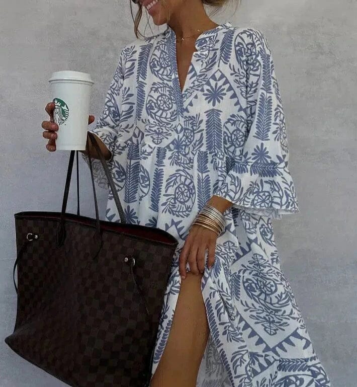 Lourdes – Timeless Blue Dress